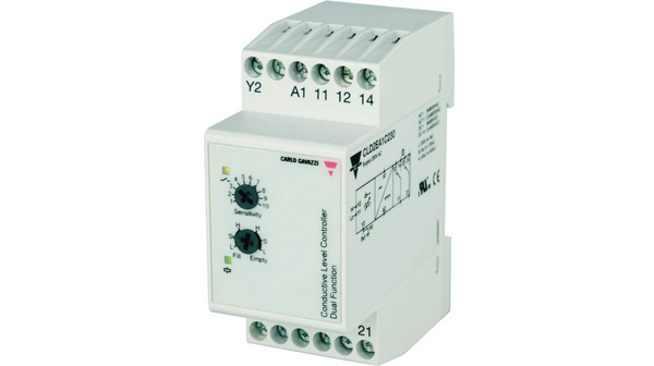 Carlo Gavazzi CL Series Level Relay -, DIN Rail 2 230V-Rated Relay
