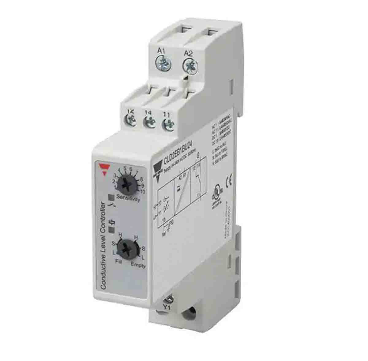 Carlo Gavazzi CLD2EB1BU24 Series Level Controller -, DIN Rail 2 Analogue Input 24V-Rated Relay