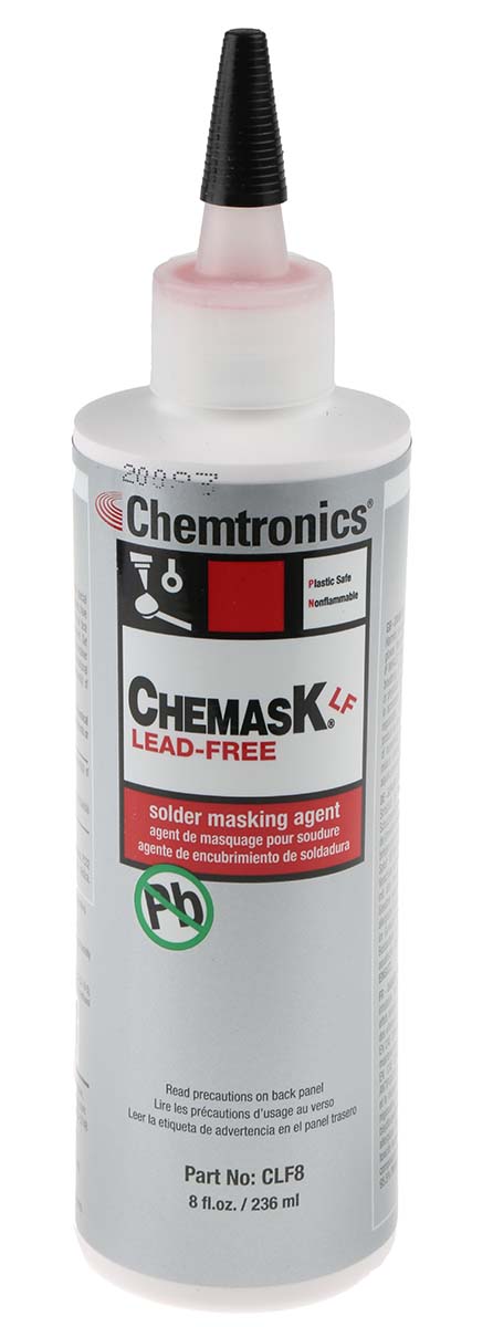 Chemtronics Lead Free Peelable Solder Mask 250 ml Bottle