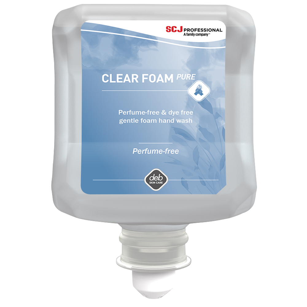 SCJ Professional Unscented Clear FOAM Foaming Hand Cleaner - 1 L Cartridge