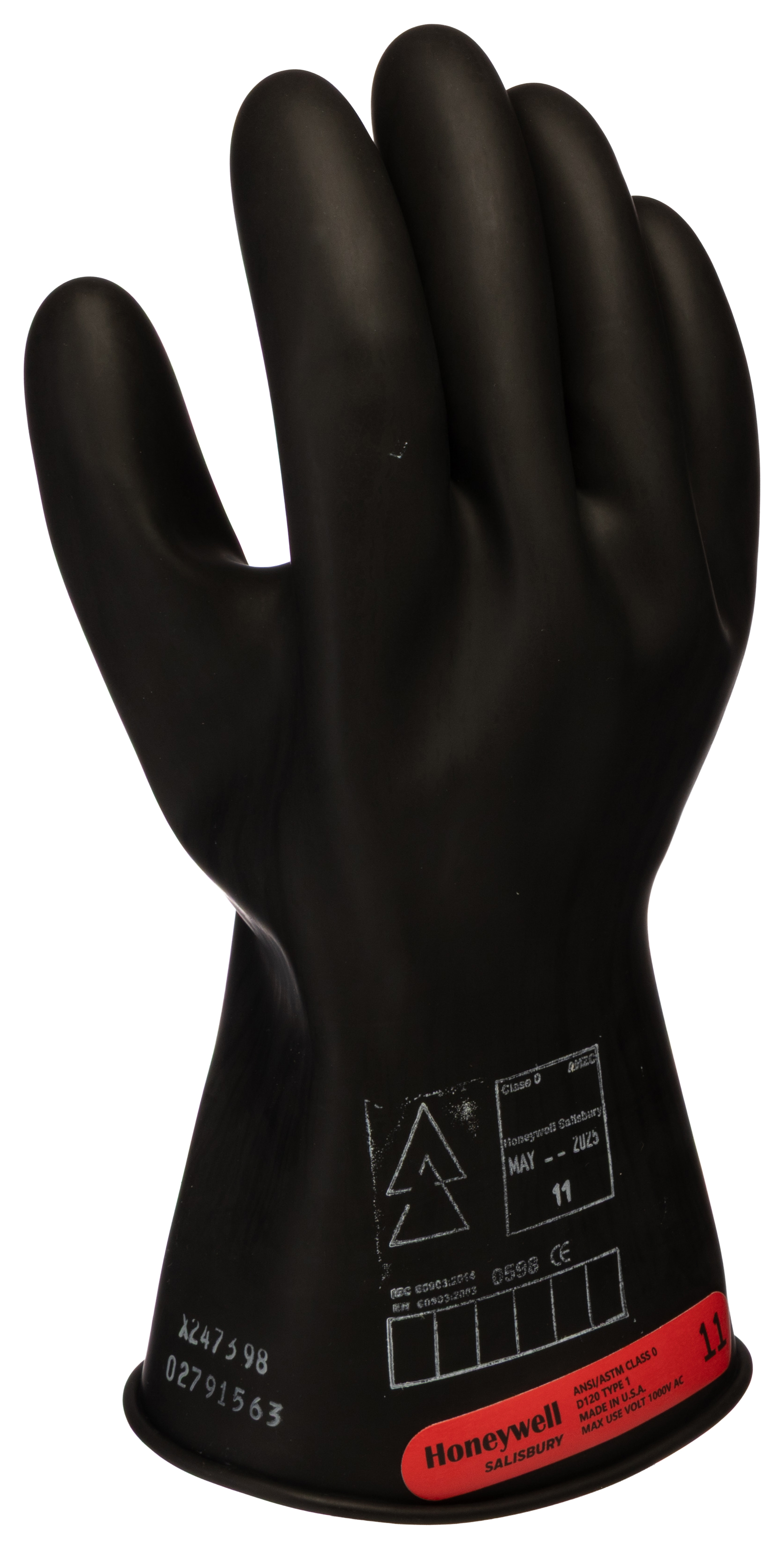 Clydesdale Ltd Black Natural Rubber Work Glove 11 in