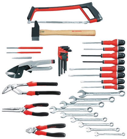 Facom 35 Piece Mechanical Tool Kit Tool Kit with Box