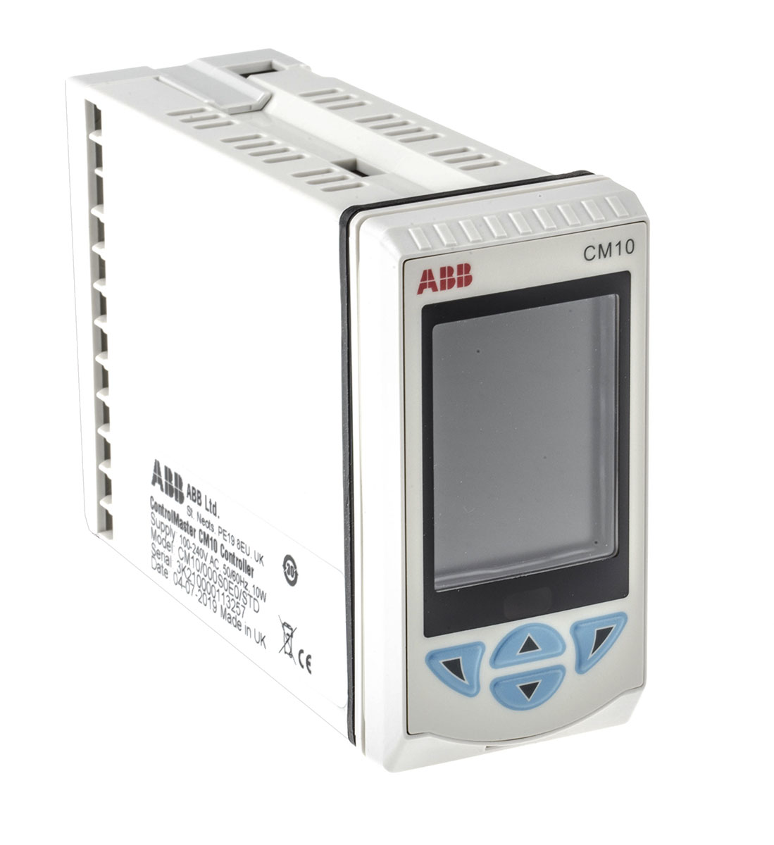 cm10000s0e0std ABB CM10 Panel Process Controller 2 Input, 2 Output Analogue, Relay 264V ac On-Off