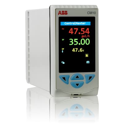 cm10000s0e0std ABB CM10 Panel Process Controller 2 Input, 2 Output Analogue, Relay 264V ac On-Off