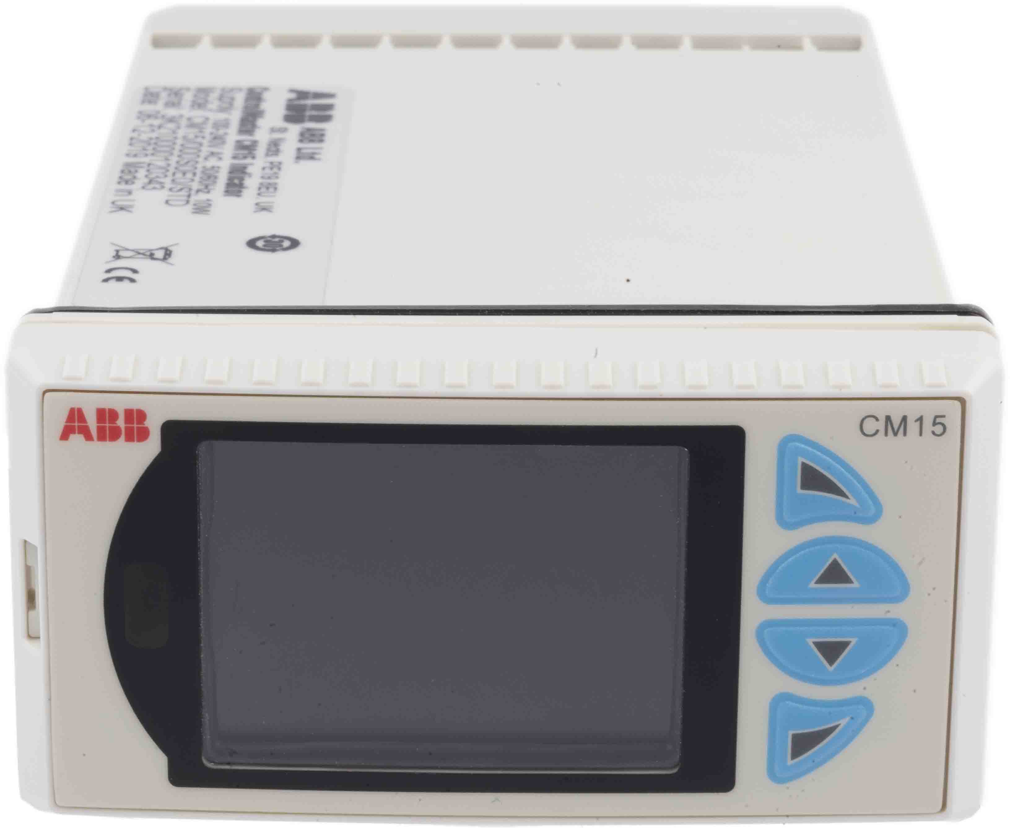 ABB CM15 Panel Mount Process Indicator 2 Input, 2 Output Relay, Analogue 264V ac On-Off