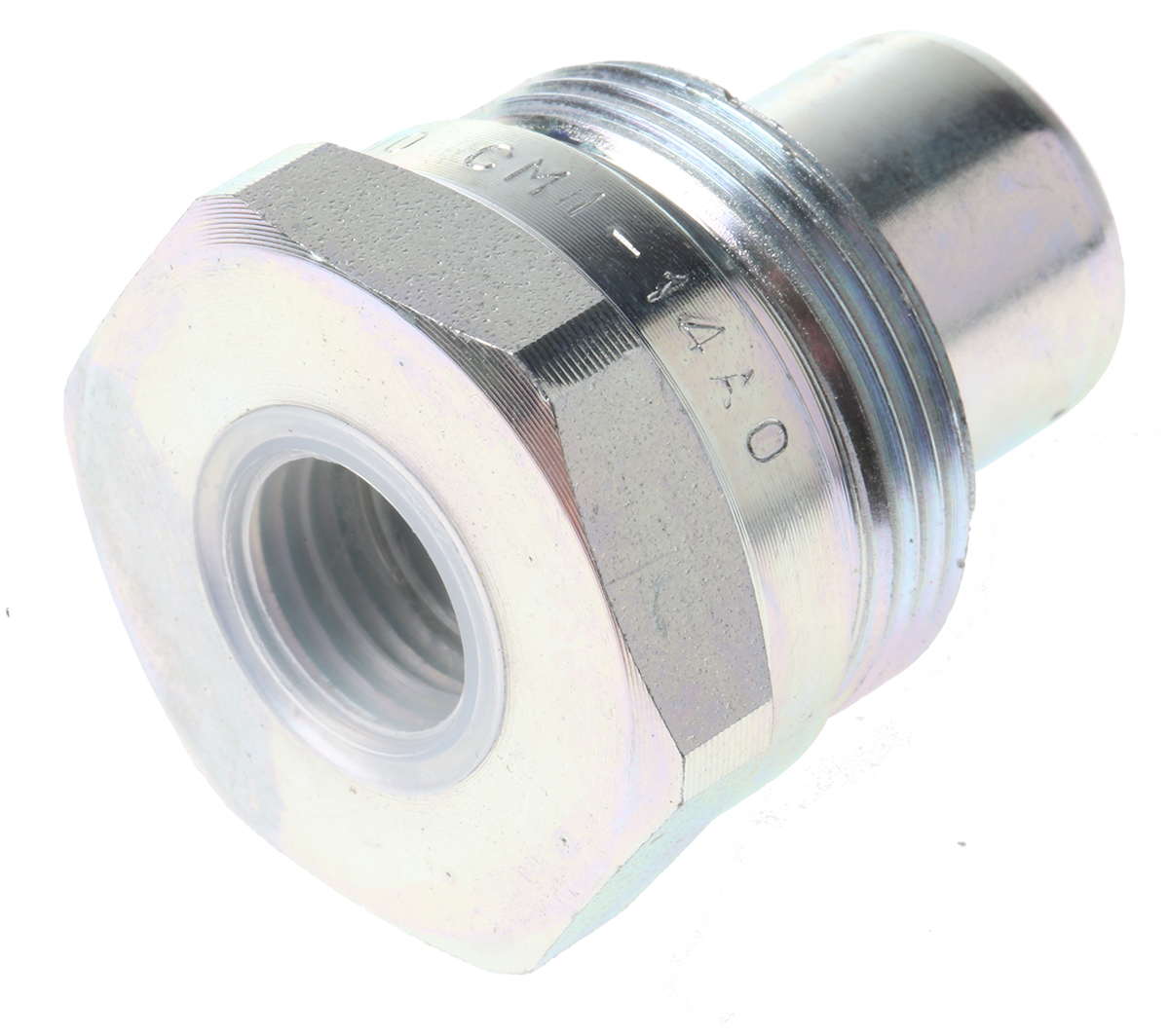 Hi-Force Steel Hydraulic Quick Connect Coupling Male NPT 3/8 in, 700 bar