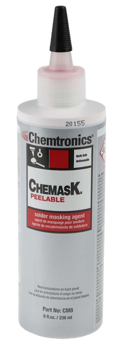 Chemtronics Lead Free Peelable Solder Mask 236 ml Bottle