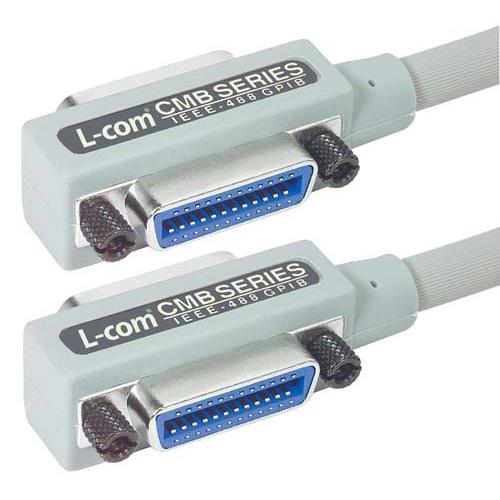 L-Com Male 24 Pin Header to Female Parallel Cable, Beige Sheath