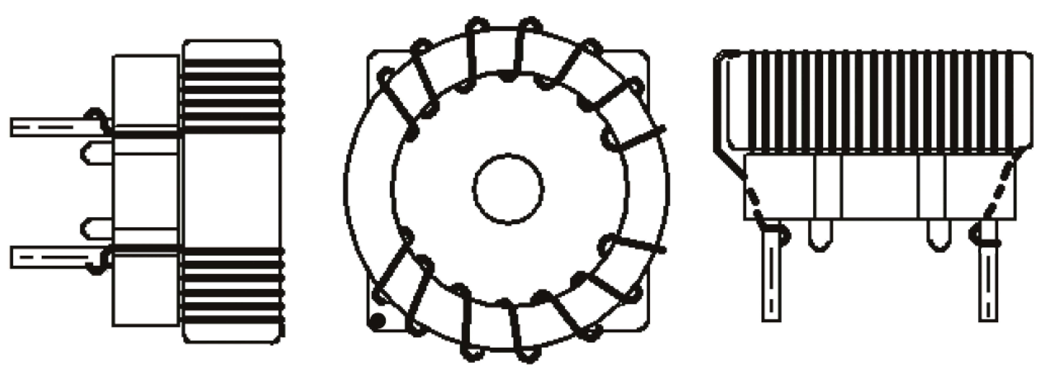 Recom Common Mode Choke for use with RP Series Isolated DC-DC Converter, CMC Series