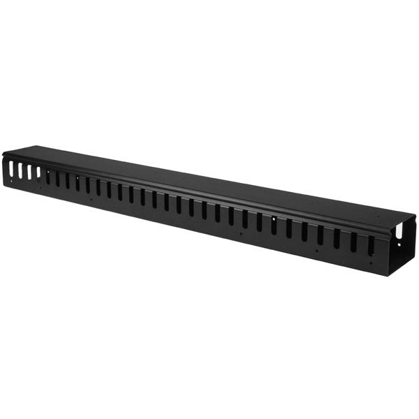 StarTech.com Steel, Plastic Cable Management Panel Cable Organiser for Use with Cables