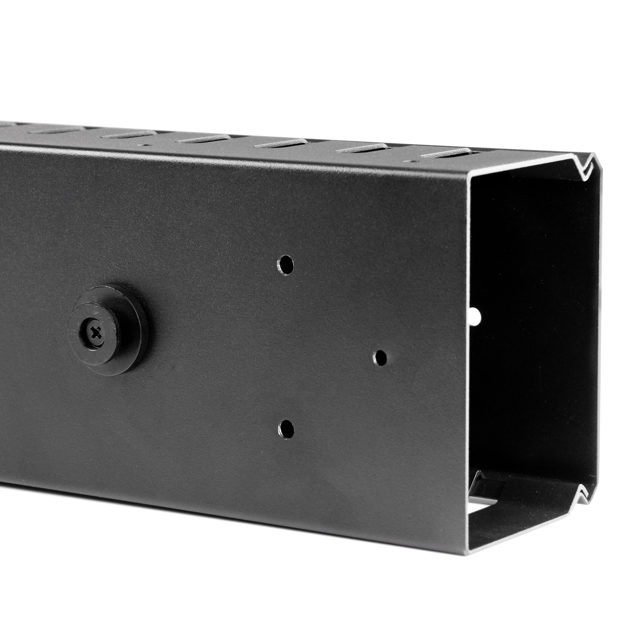 cmver20uf StarTech.com Steel, Plastic Cable Management Panel Cable Organiser for Use with Cables