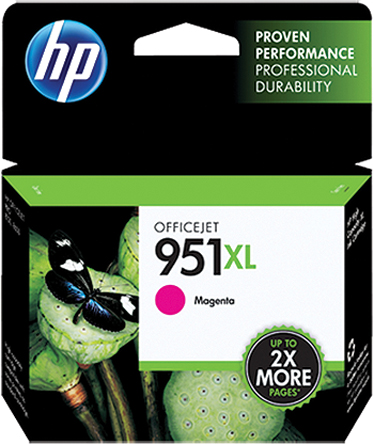 Hewlett Packard 951XL Magenta Ink Cartridge