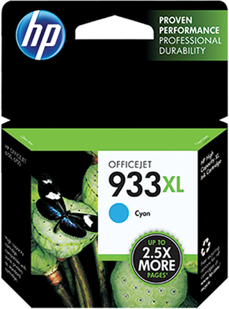 Hewlett Packard 933XL Cyan Ink Cartridge