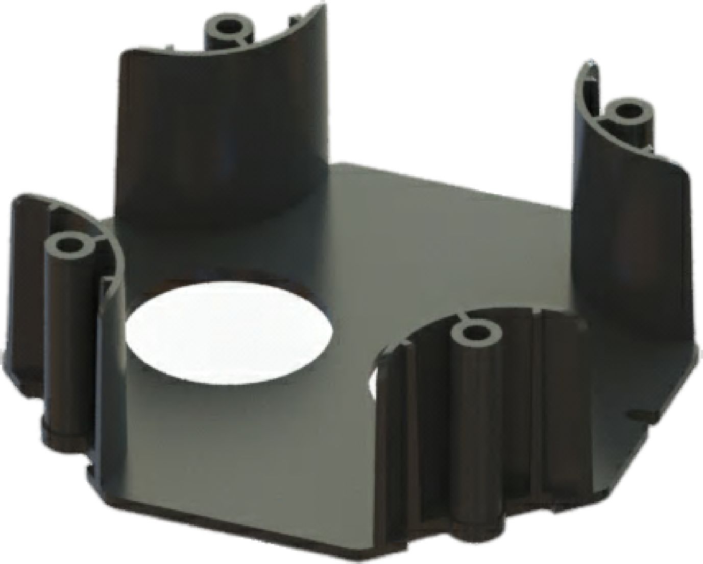 Flexicon Black, Conduit Fitting, Polyamide 6, Black IP67 rating