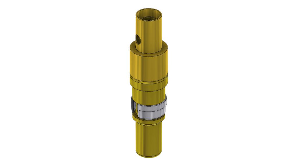 Deltron Connectors, COAX Series, Male D-Sub Connector Coaxial Contact, Gold