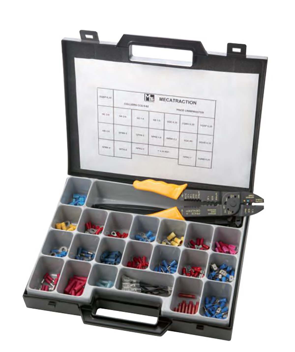 MECATRACTION Crimp Terminal Assorted Terminal Boxes Crimp Terminal Kit
