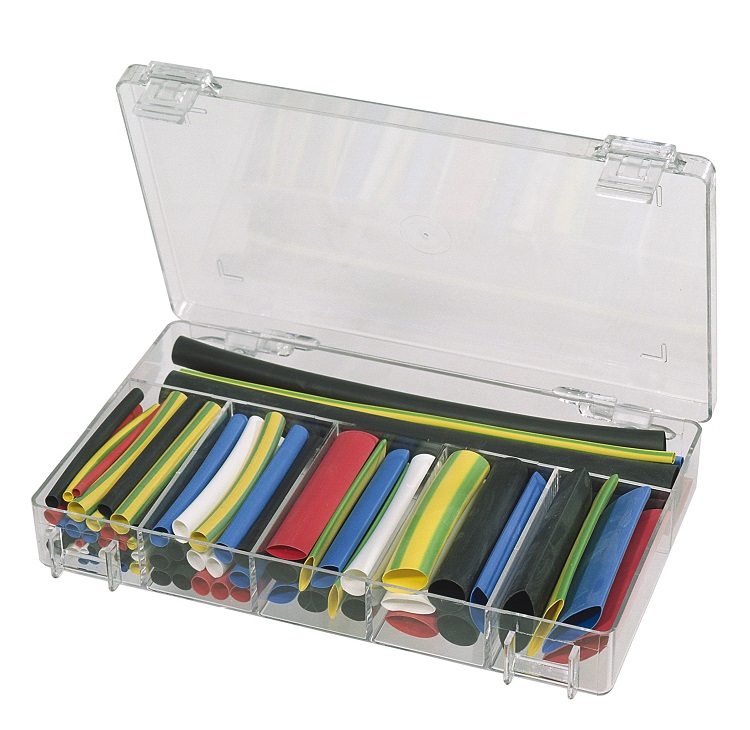 MECATRACTION Heat Shrink Cable Sleeve Kit x 70mm, 200 mm Length 2:1 Ratio, CPX55 Series