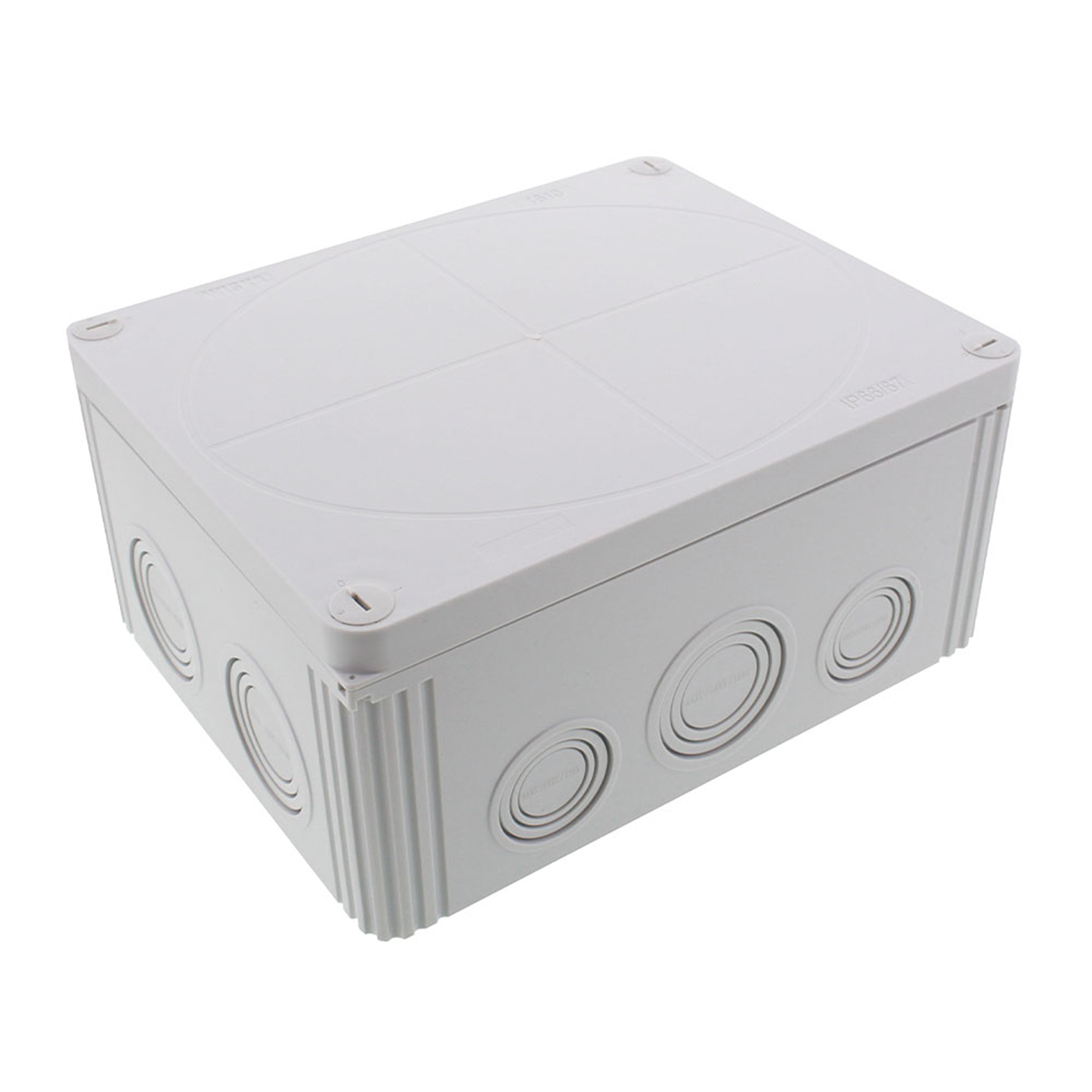 WISKA COMBI 1610 Series Black RAL 9001 Polycarbonate Junction Box, IP67, IP66, 200 mm, 160mm 94 mm
