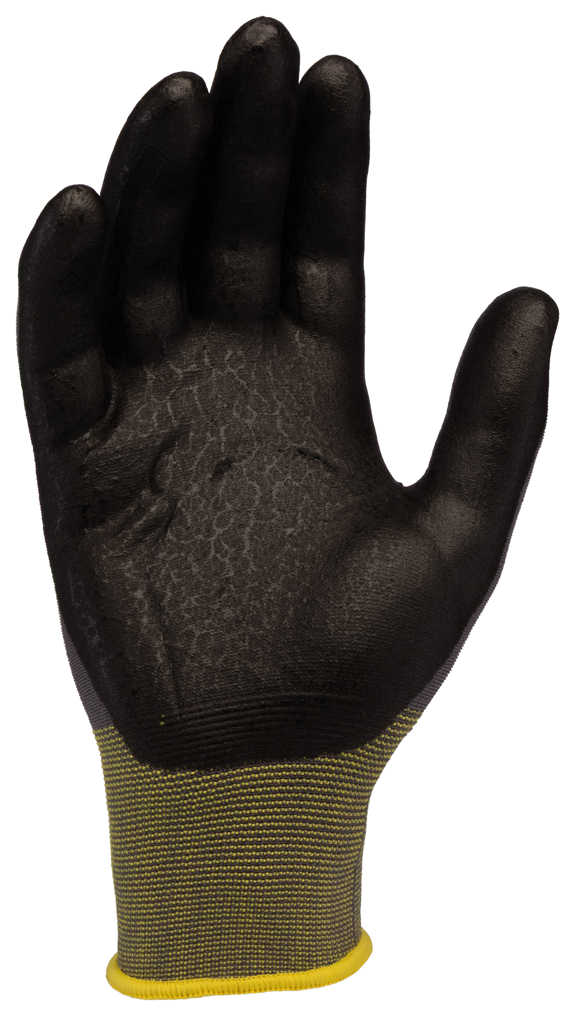 con1av-07 Tornado Contour Avenger Black, Grey Nylon Puncture & Tear Resistant Gloves, Size 7, Polymer Coating