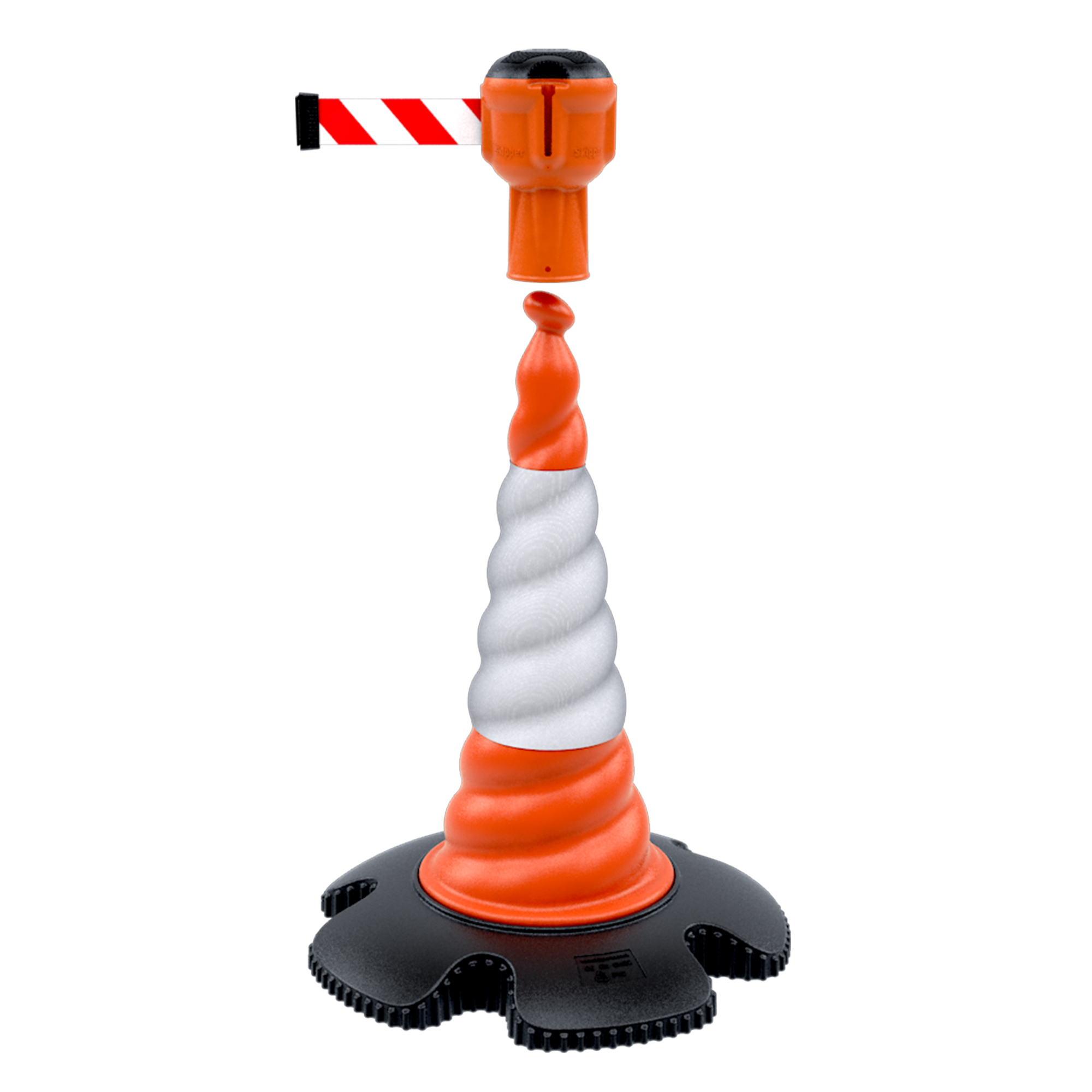 cone01 Skipper Weighted Orange, White 750 mm Traffic & Safety Cone