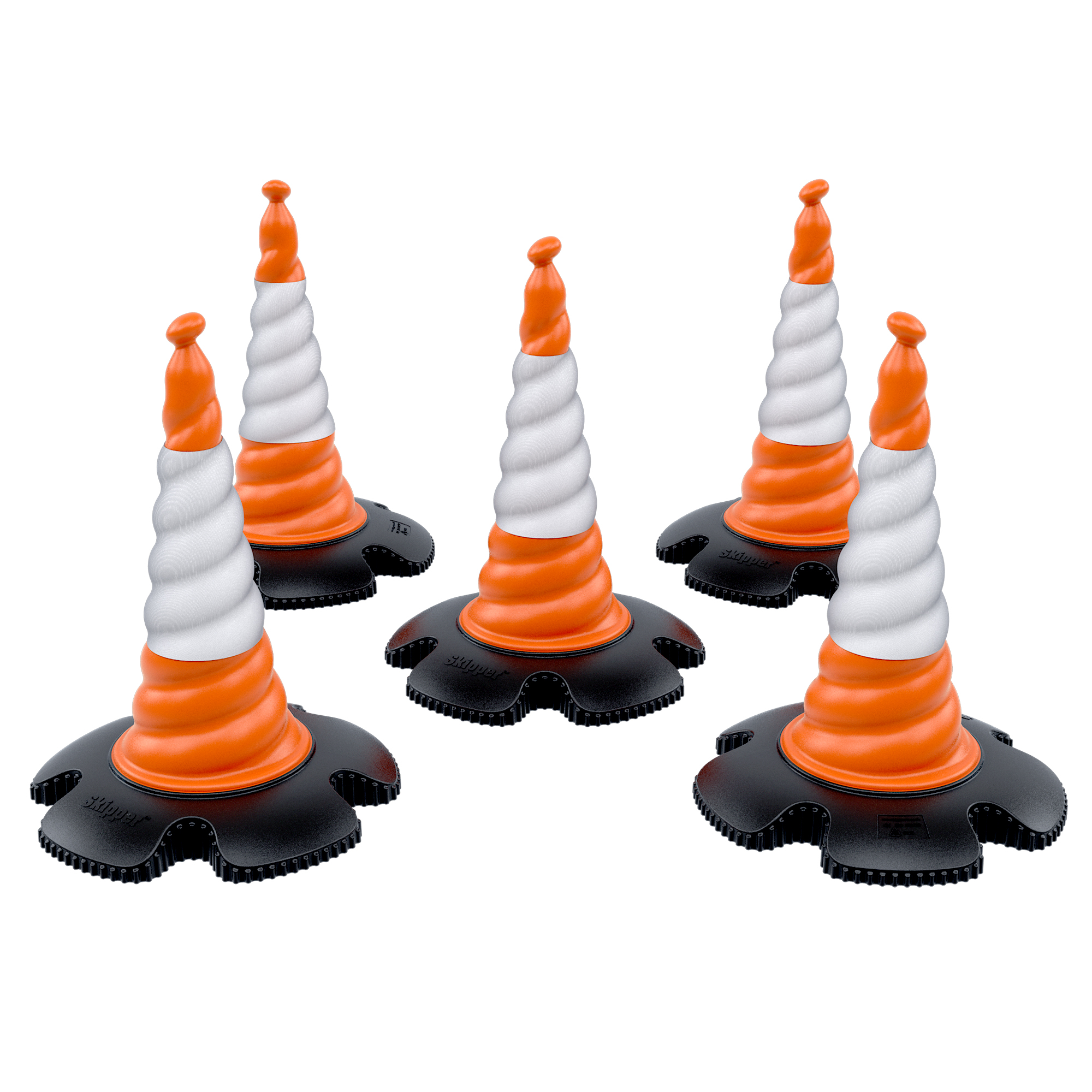 cone01 Skipper Weighted Orange, White 750 mm Traffic & Safety Cone