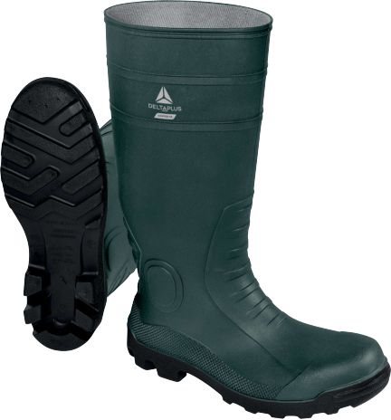 Delta Plus COPPER S5 SRA Black, Green Stainless Steel Toe Capped Unisex Safety Footwear 13, EU 48 CE EN ISO 20345