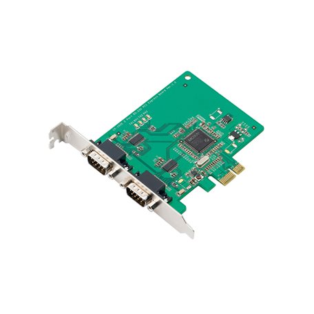 MOXA 2 Port PCIe RS232 Serial Card