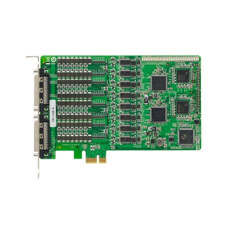 MOXA 16 Port PCIe RS422, RS485, RS232 Serial Card
