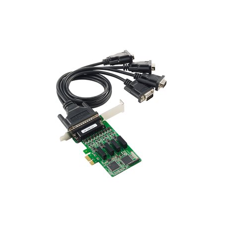 MOXA 4 Port PCIe RS485, RS422 Serial Card