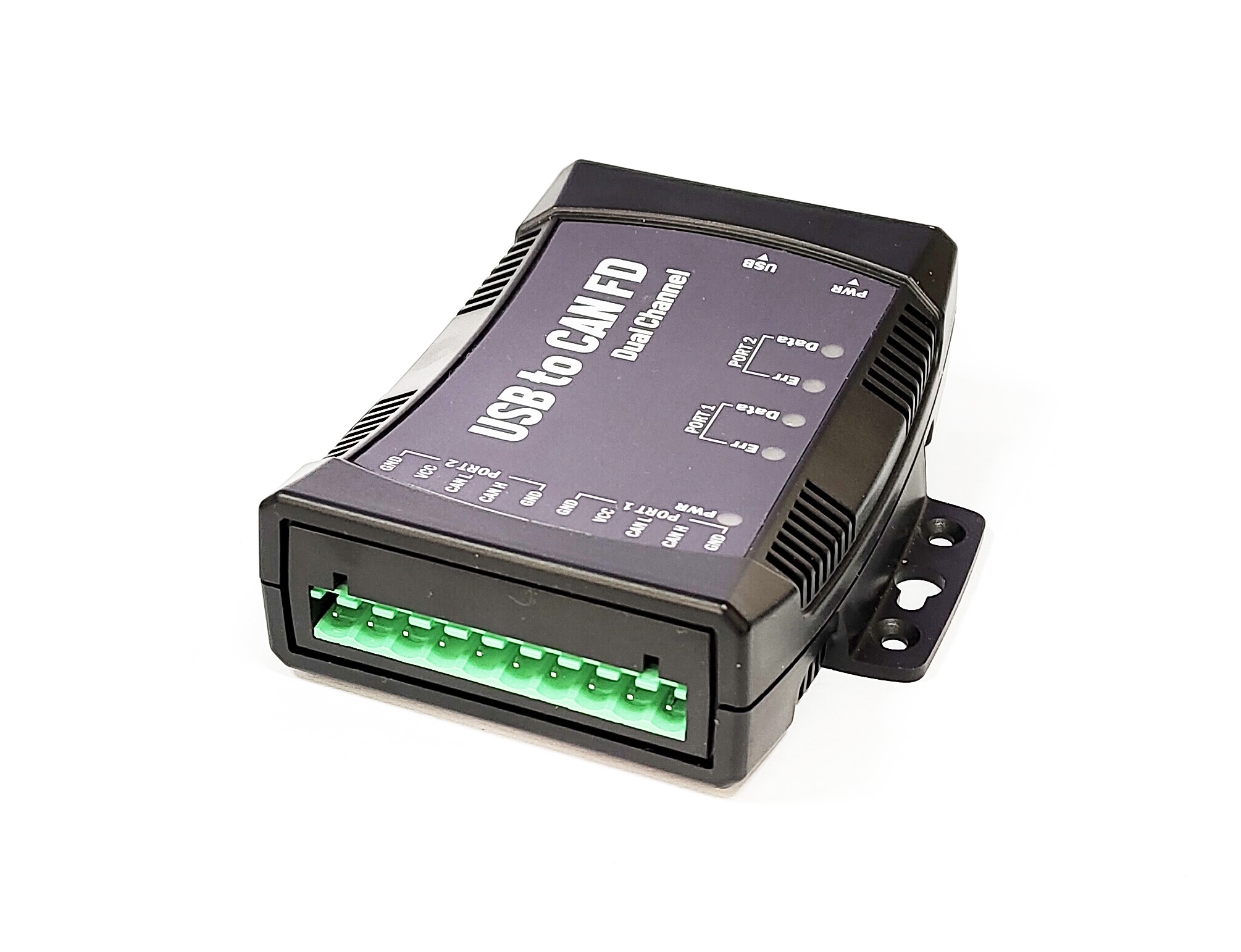 cp-canfd-2p-iso Connective Peripherals USB Type B to Female to Terminal Block Interface Adapter