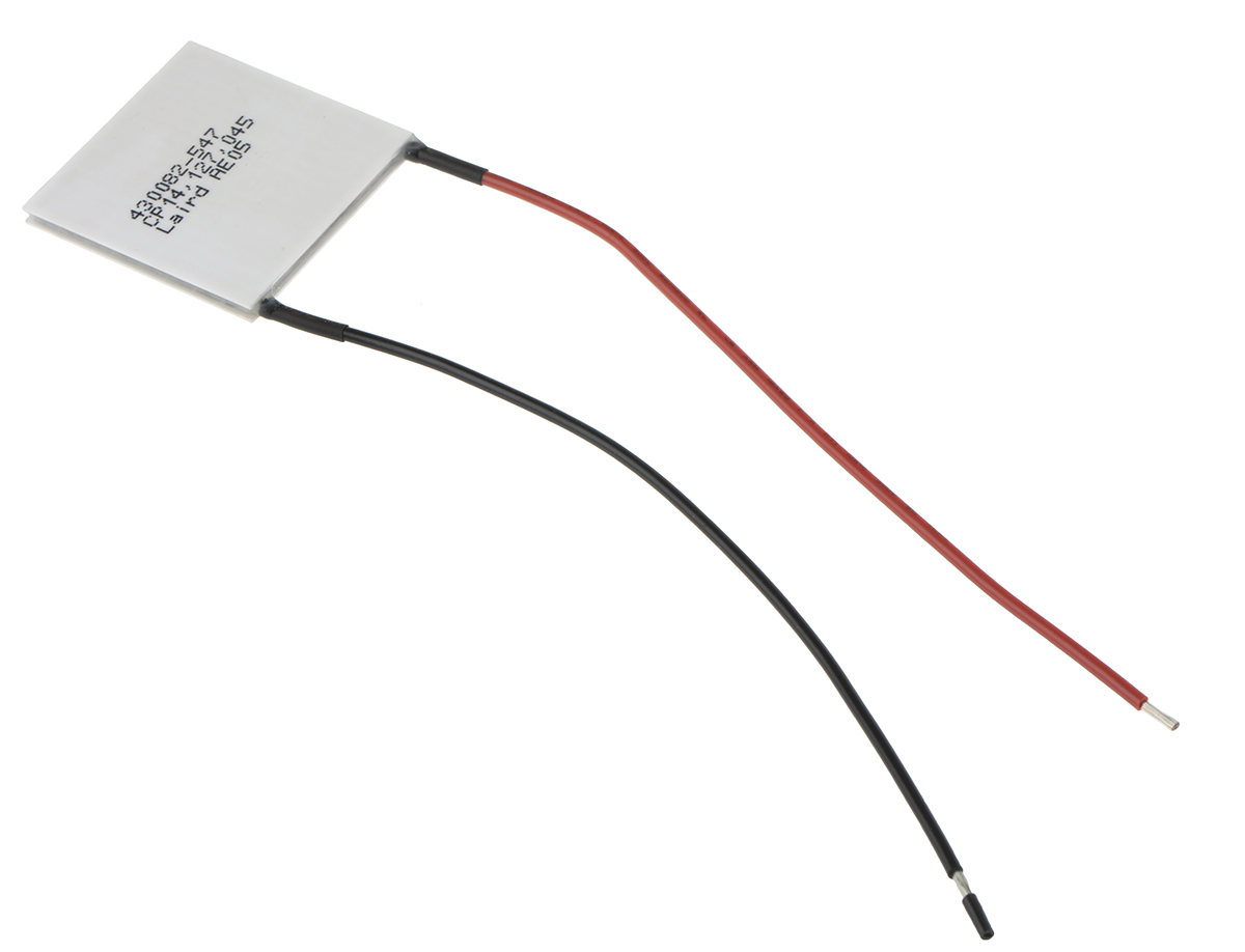 Tark Thermal Solutions Peltier Module,  68.8 W, 8.5 A, 15.4V, 40 mm x 40mm x 3.3 mm