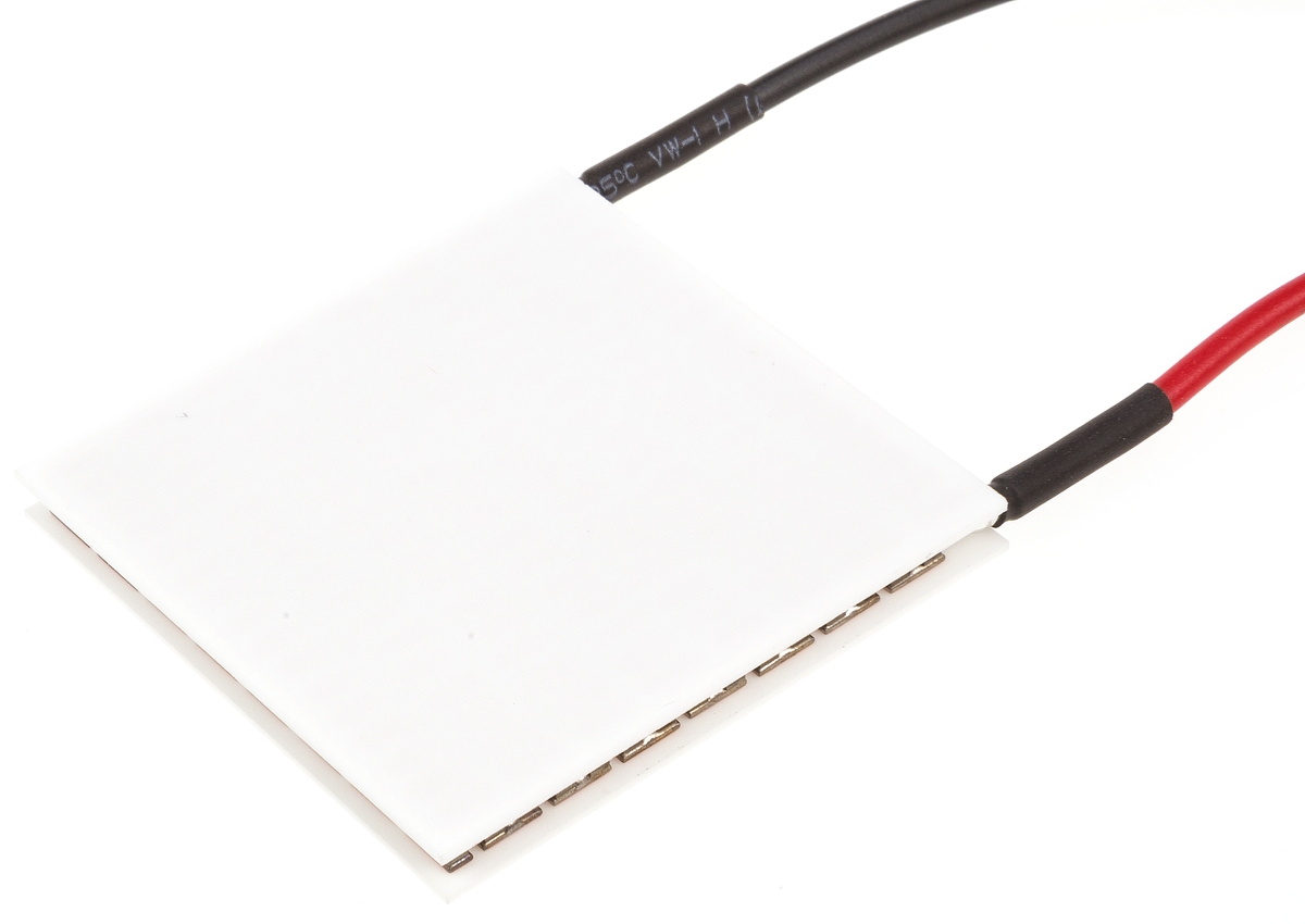cp14-127-06l Tark Thermal Solutions Peltier Module,  56.2 W, 6 A, 16.4V dc, 39.9 mm x 39.9mm x 3.8 mm