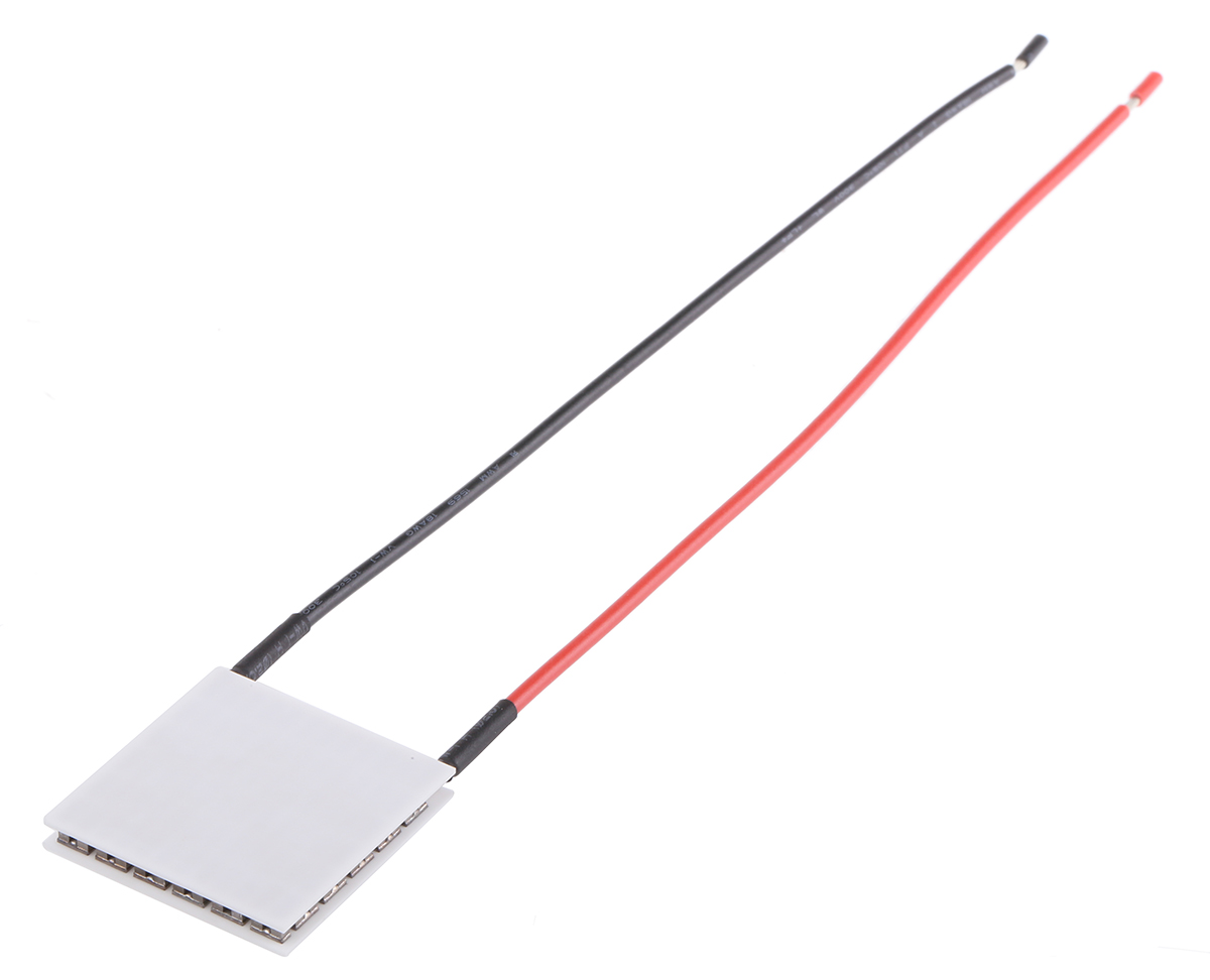 Tark Thermal Solutions Peltier Module,  31.4 W, 6 A, 9.2V dc, 29.7 mm x 29.7mm x 3.8 mm