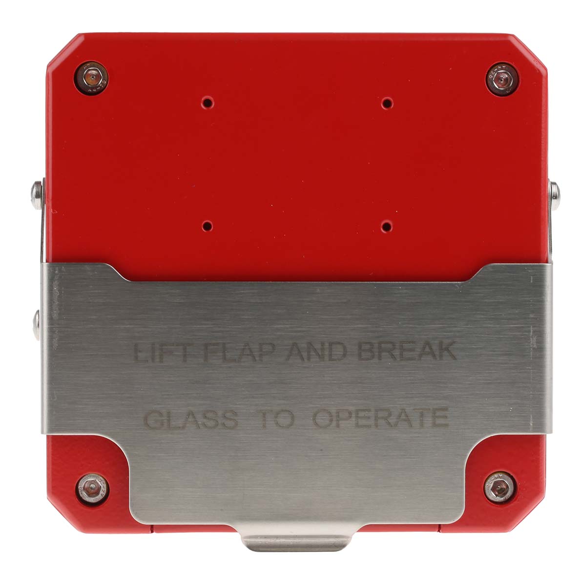 Moflash CP135 Series Red Break Glass Call Point, Break Glass Operated, Indoor & Outdoor Resettable, Mains-Powered