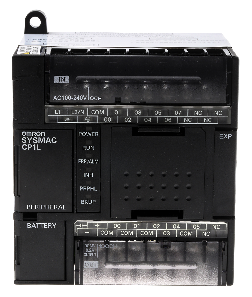 Omron CP1L Series PLC CPU, Relay Output, 8-Input, DC Input