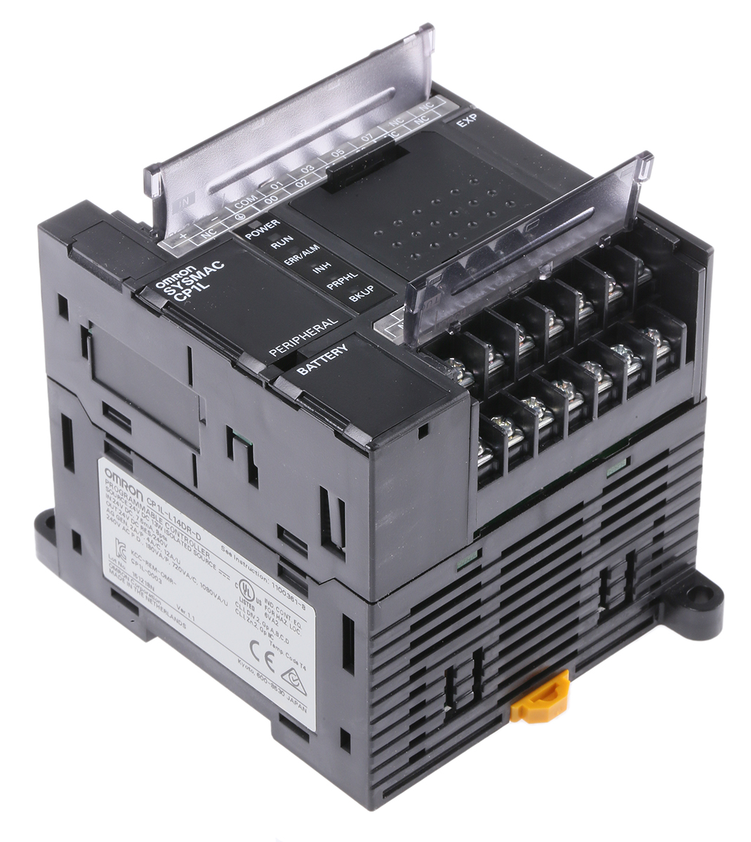 cp1l-l14dr-d Omron CP1L Series PLC CPU, Relay Output, 8-Input, DC Input