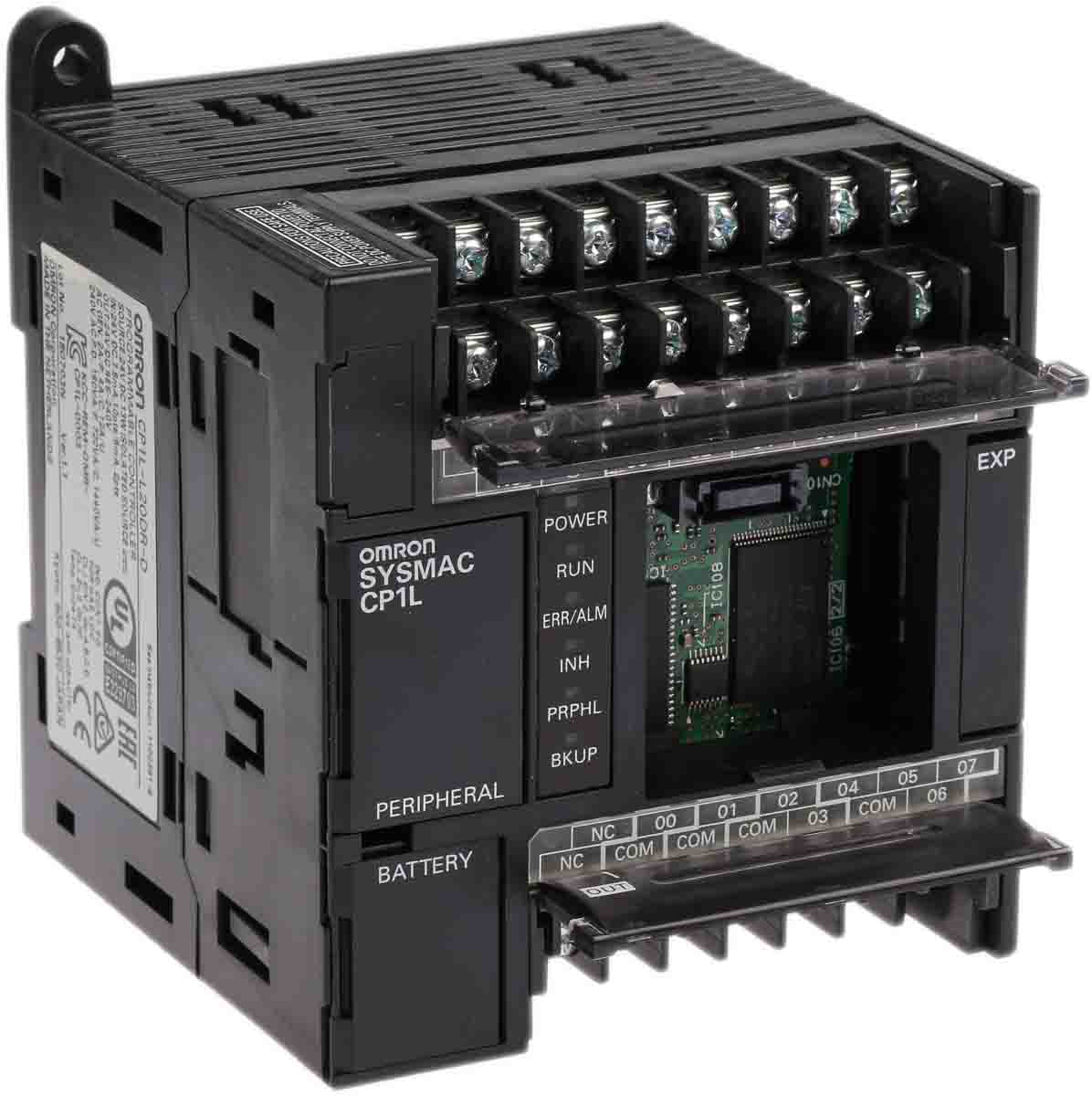 cp1l-l20dr-d Omron CP1L Series PLC CPU, Relay Output, 12-Input, PNP/NPN Input