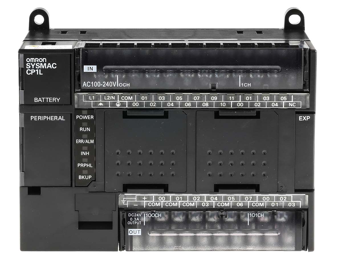 Omron CP1L Series PLC CPU, Relay Output, 18-Input, DC Input