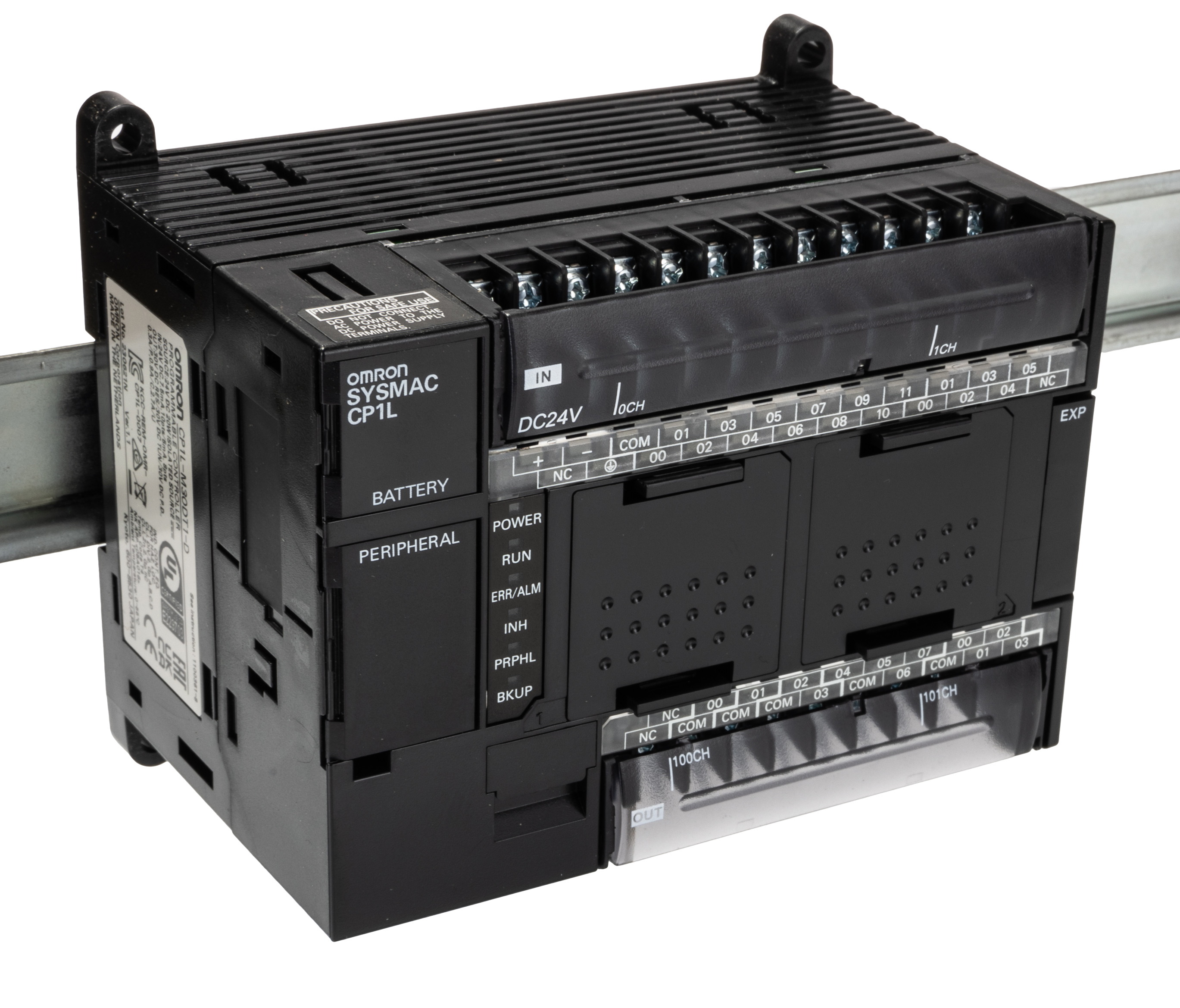 Omron CP1L Series PLC CPU, Transistor Output, 18-Input, DC Input