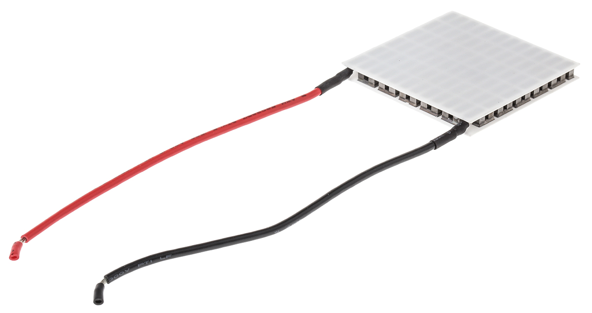 cp2-71-06l Tark Thermal Solutions Peltier Module,  75.2 W, 14.3 A, 9.2V dc, 43.9 mm x 43.9mm x 4.6 mm