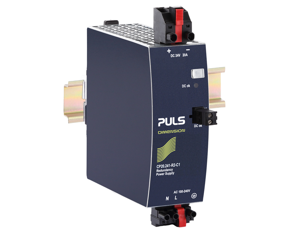 PULS CP20 Power Supply DIN Rail Power Supply 240V ac/dc AC/DC Input 24V, 20 A Output DC 480 W