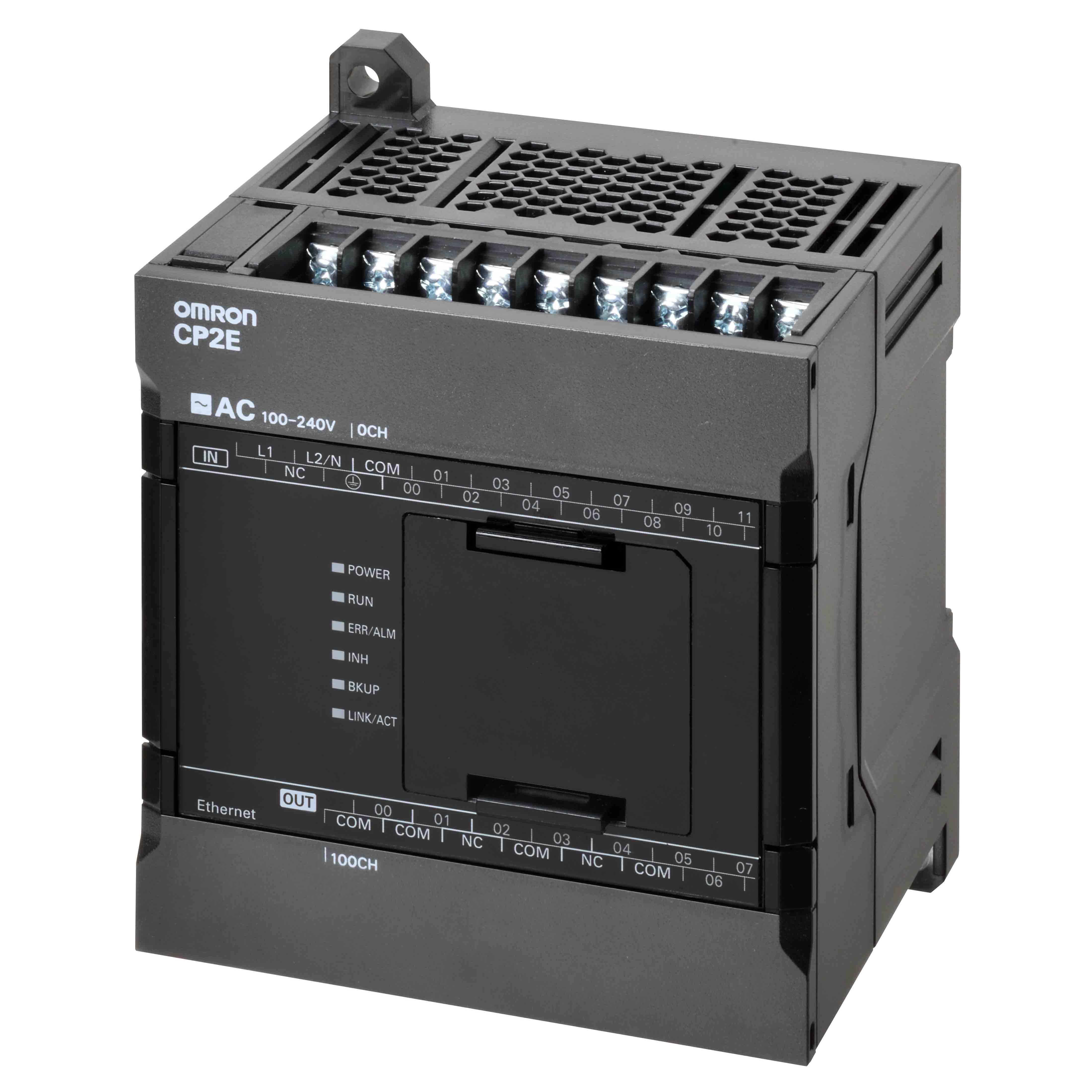 Omron CP2E Series PLC CPU, Relay Output, 24-Input, PNP/NPN Input