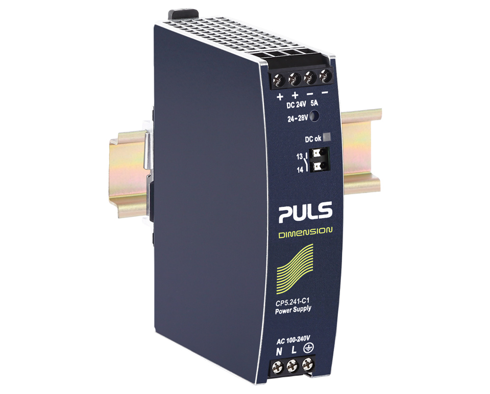 PULS C Series DIN Rail DIN Rail Power Supply 240V ac/dc AC/DC Input 24V, 5 A Output DC 120 W