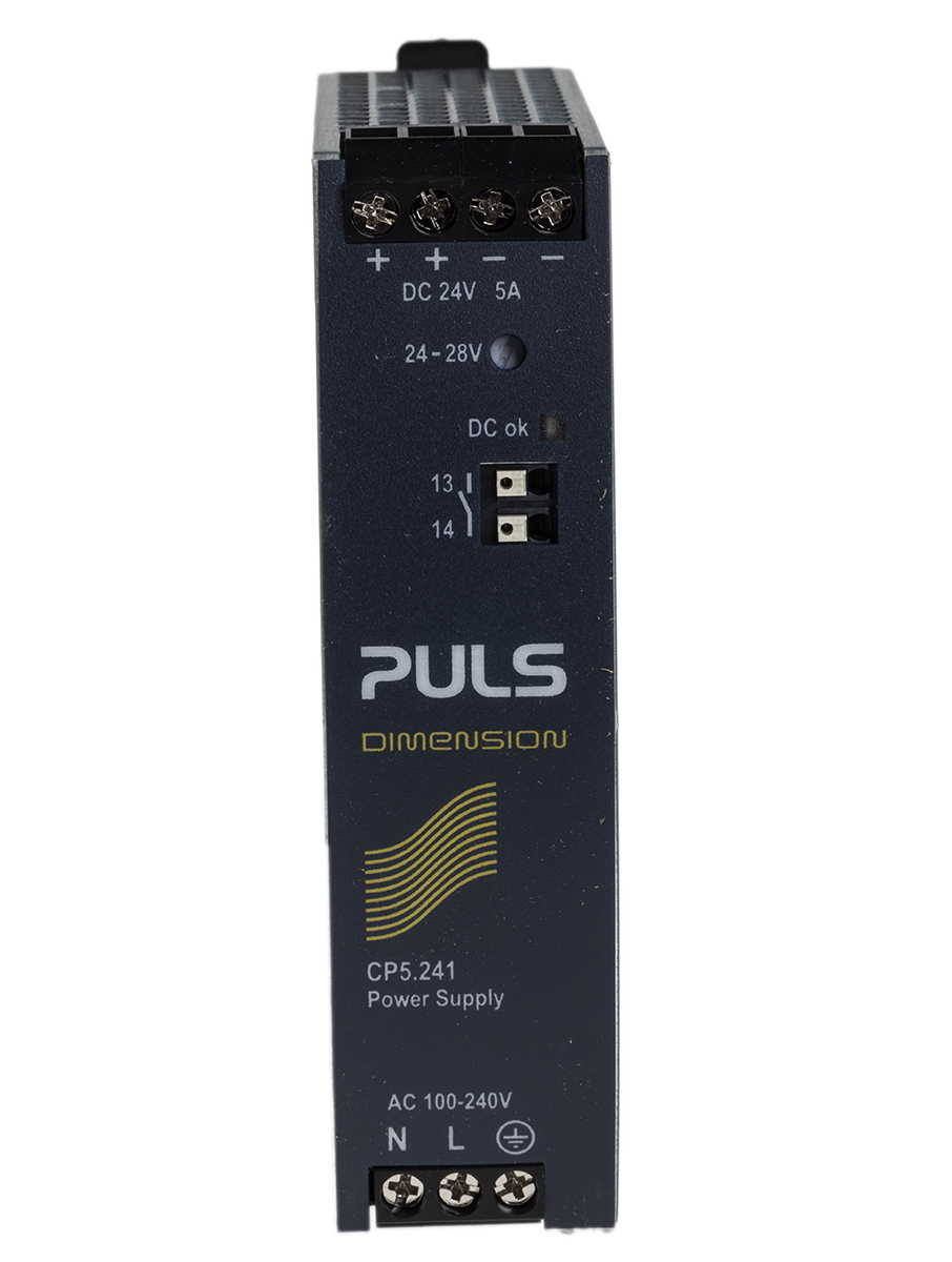 PULS CP DIN Rail Power Supply 150 V dc, 240V ac AC Input 24V dc, 5 A Output DC 120 W