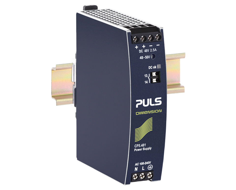 PULS C Series DIN Rail DIN Rail Power Supply 240V ac/dc AC/DC Input 48V, 2.4 A Output DC 120 W