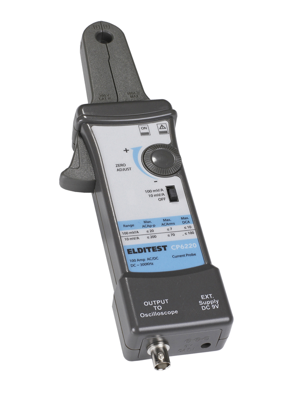 Sefram CP6000 Series CP6220 Oscilloscope Probe, AC/DC Type, 300 kHz, 0.042 dB, BNC Connector