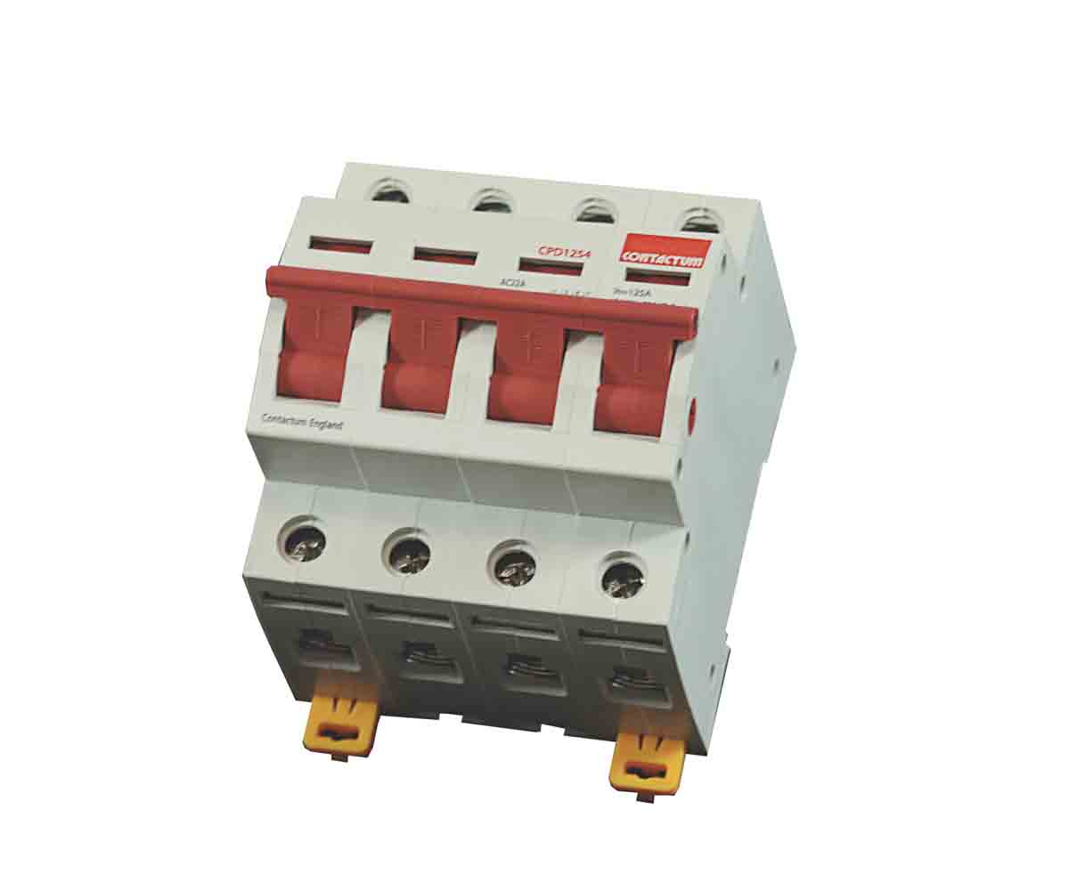 Contactum 4-Pole Screw Isolator Switch -