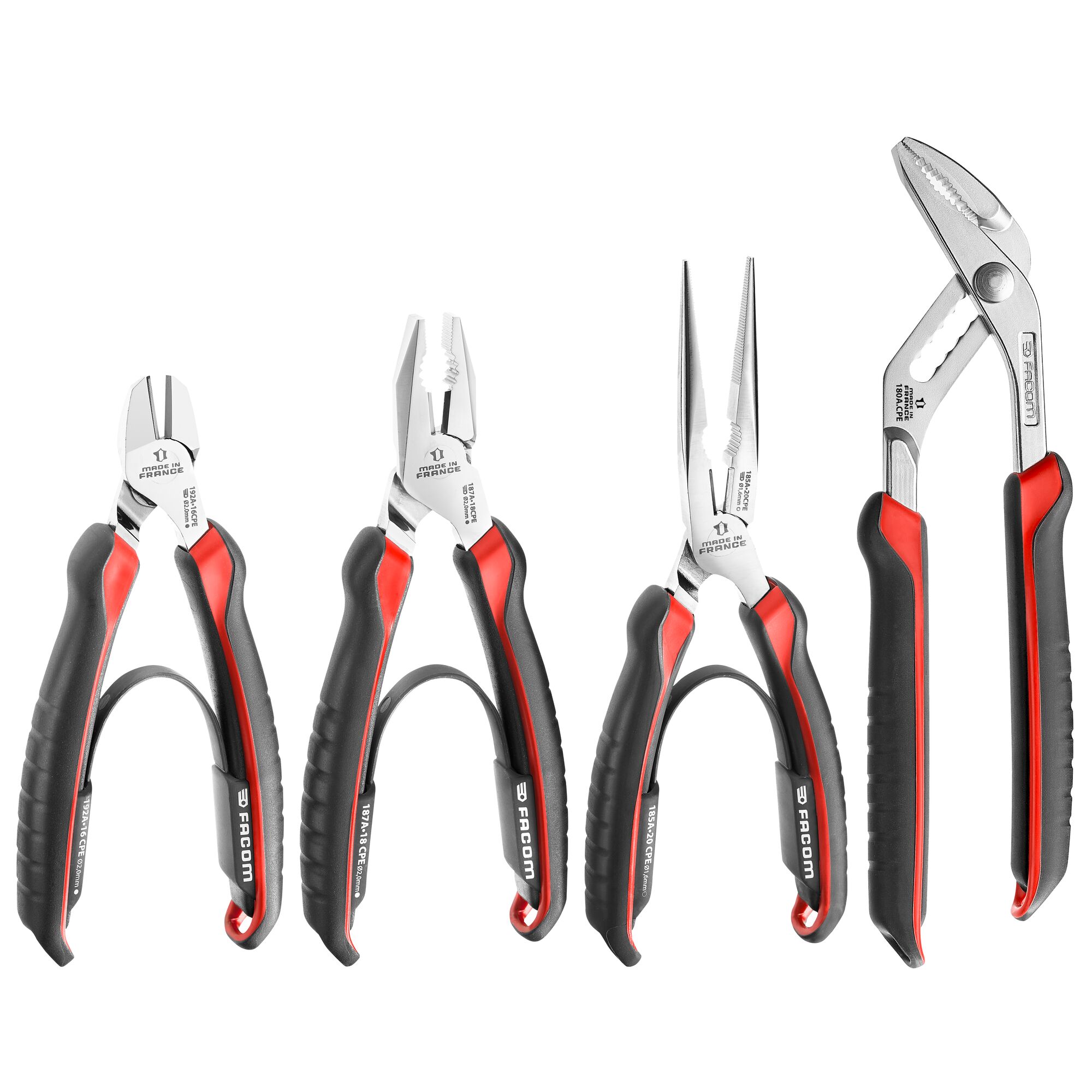 Facom CPE.A1PB 4-Piece Combination Plier Set