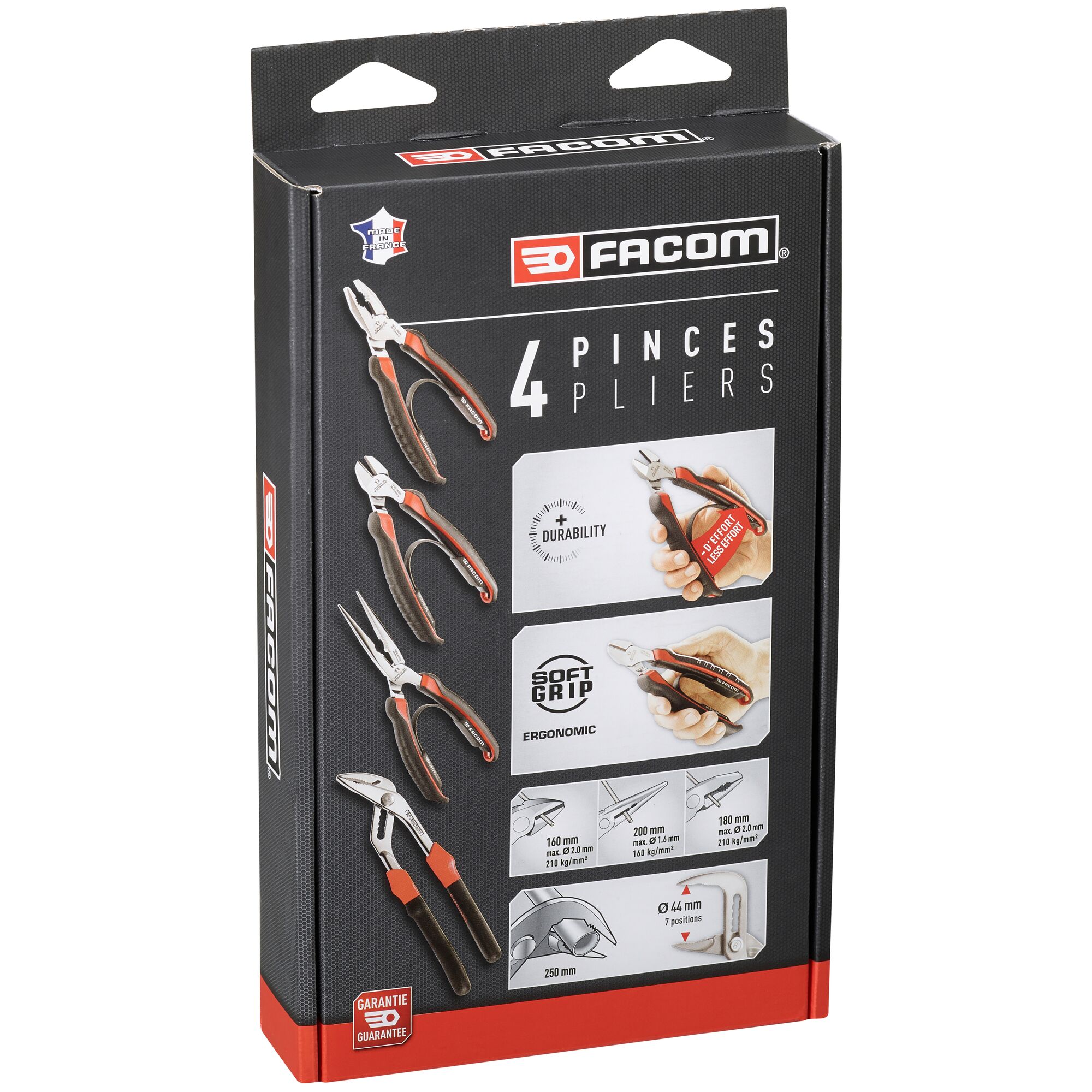 cpea1pb Facom CPE.A1PB 4-Piece Combination Plier Set