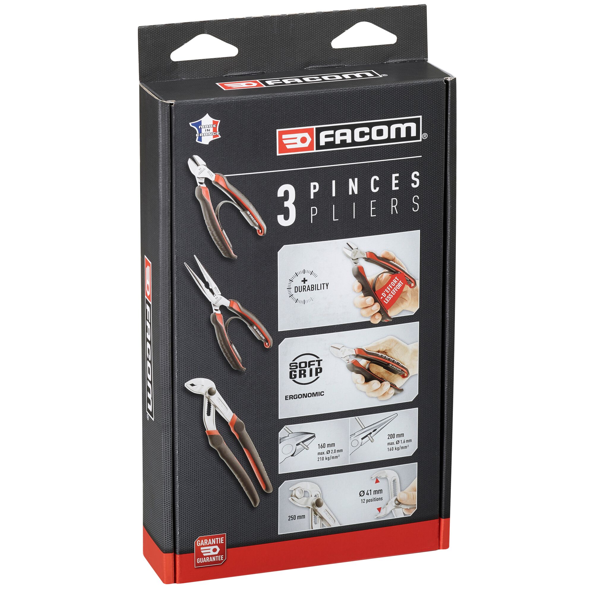 cpea5pb Facom CPE.A5PB 3-Piece Plier Set